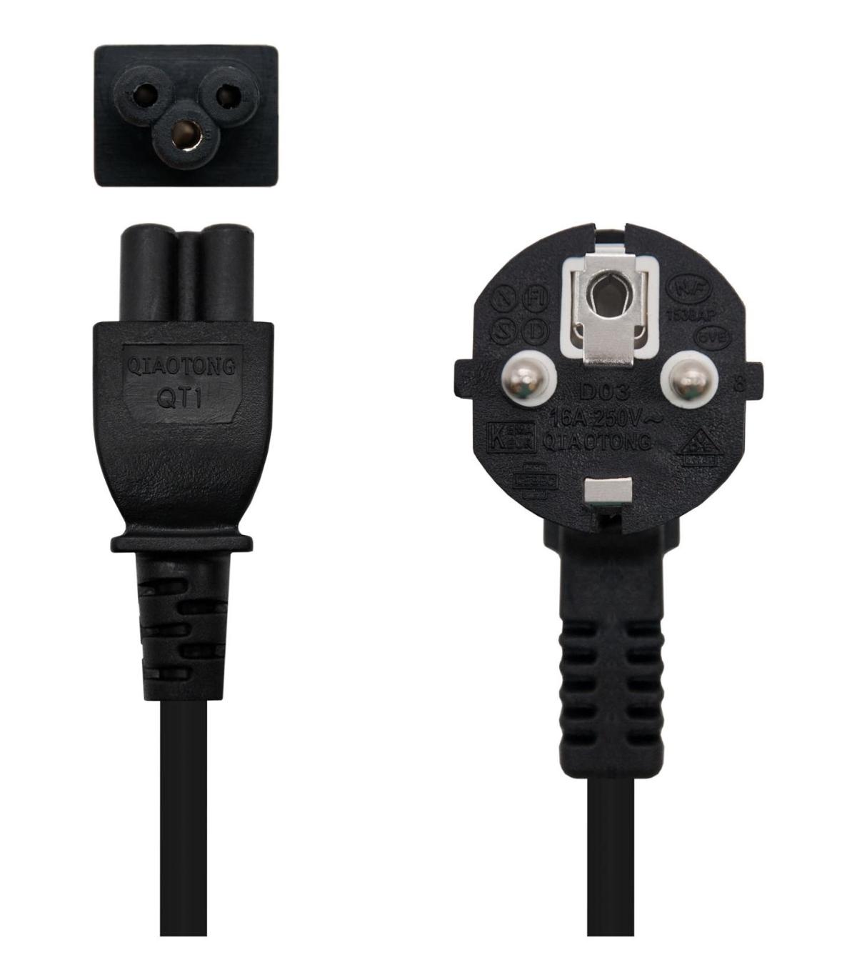 Nanocable CABLE ALIM. TREBOL CEE7 ACODADO M-C5 H 1.5 M