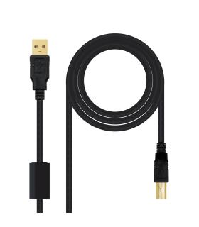 Nanocable Cable USB 2.0 Impresora  Ferrita 5 M