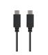 Nanocable - Cable USB 2.0 3A USB-C M-USB-C M 1M Negro