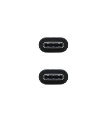 Nanocable - Cable USB 2.0 3A USB-C M-USB-C M 1M Negro
