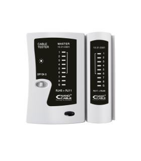 Nanocable - Testeador Para Cable RJ11 RJ12 RJ45
