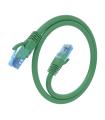 CABLE RED LATIGUILLO RJ45 CAT.6 UTP AWG26 CCA VERDE 30CM AISENS A135-0806