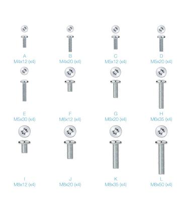 Kit De Montaje Universal TooQ SSK4820 Para Pantallas Con Tornillera