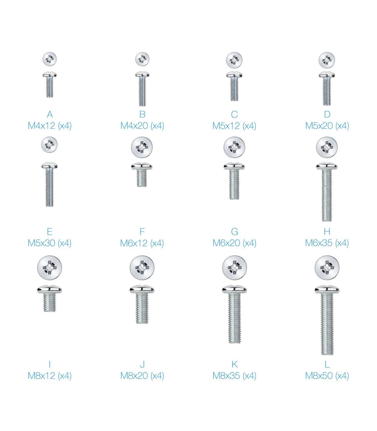 Kit De Montaje Universal TooQ SSK4820 Para Pantallas Con Tornillera