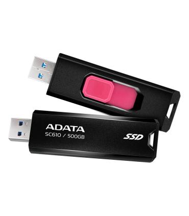 ADATA SC610 SSD Externo 500GB USB 3.2 Gen2 Negro
