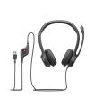 Logitech Auricular+Mic H390 USB Negro