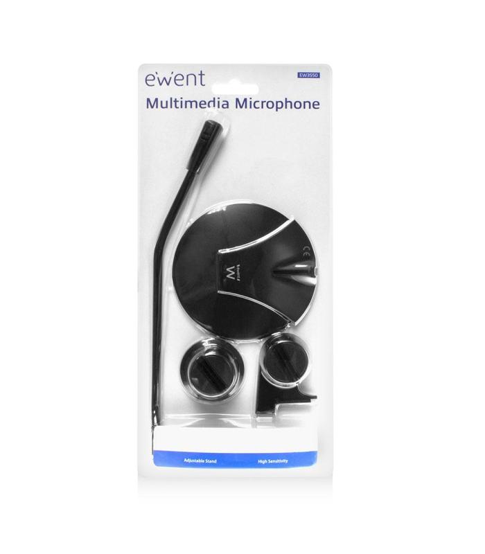 Ewent EW3550 Micrfono Multimedia Negro