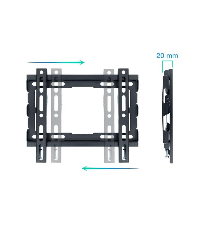 Soporte De Pared Fijo TooQ LP1043F-B Para TV De 23-43'  Hasta 45kg