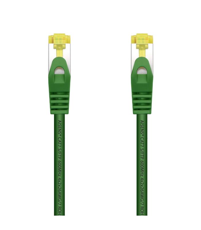 Cable De Red RJ45 SFTP Aisens A146-0480 Cat.7  25cm  Verde