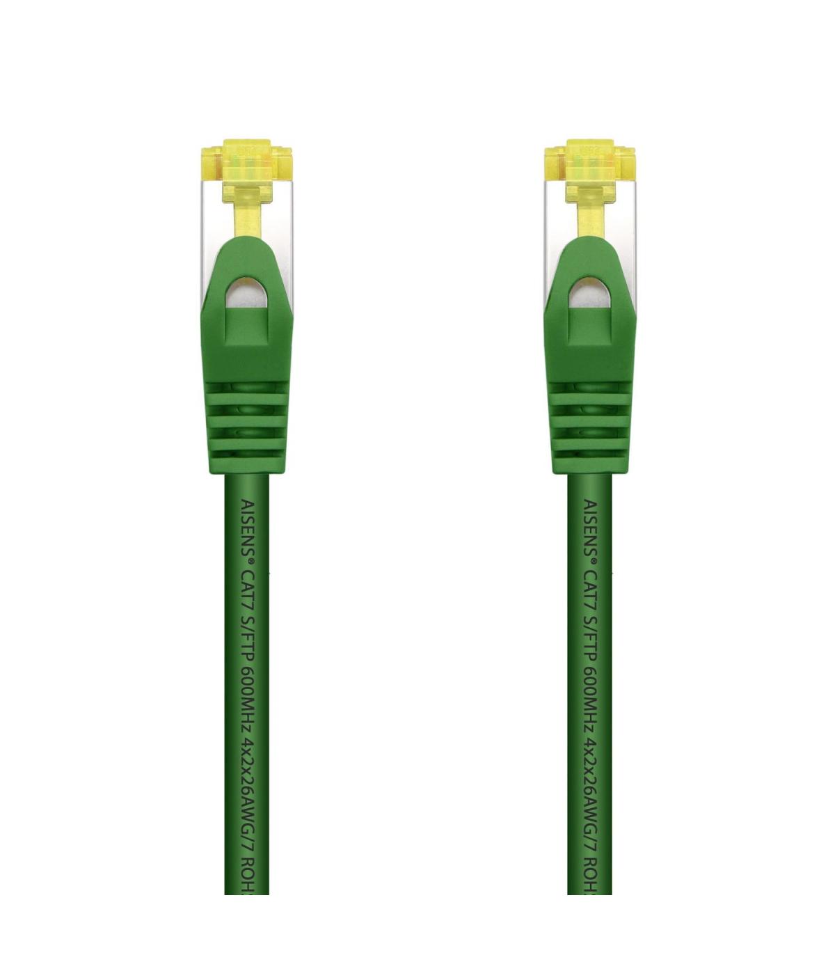 Cable De Red RJ45 SFTP Aisens A146-0480 Cat.7  25cm  Verde