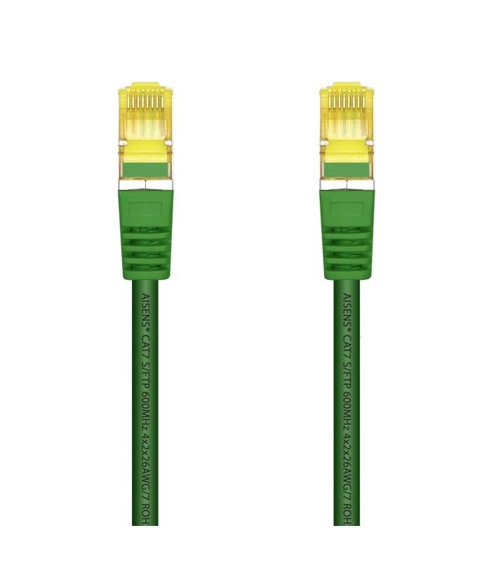 Cable De Red RJ45 SFTP Aisens A146-0480 Cat.7  25cm  Verde