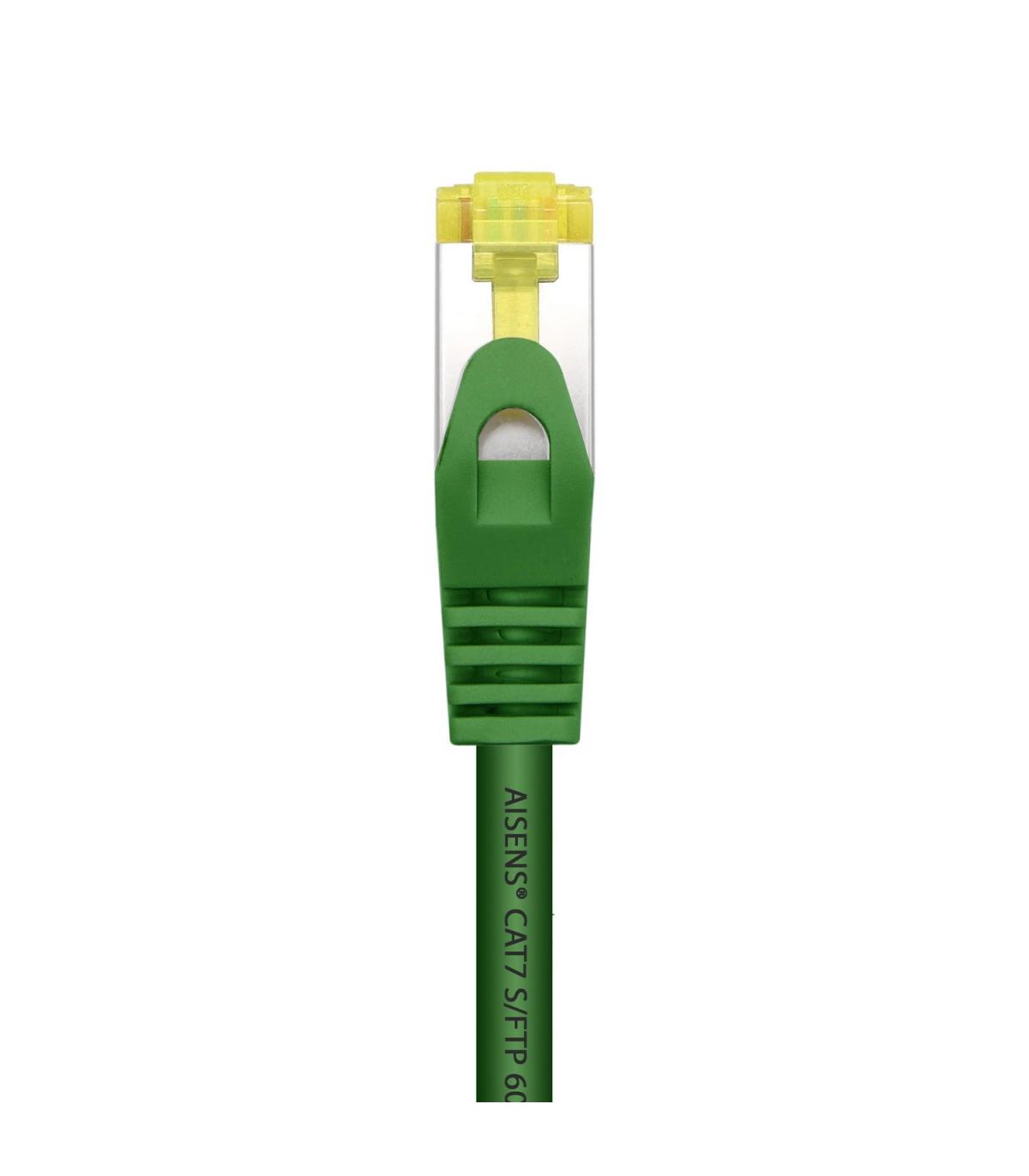 Cable De Red RJ45 SFTP Aisens A146-0480 Cat.7  25cm  Verde
