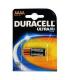 Pack De 2 Pilas AAAA Duracell Ultra MX2500  1.5V  Alcalinas