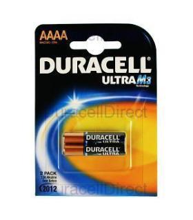 Pack De 2 Pilas AAAA Duracell Ultra MX2500  1.5V  Alcalinas