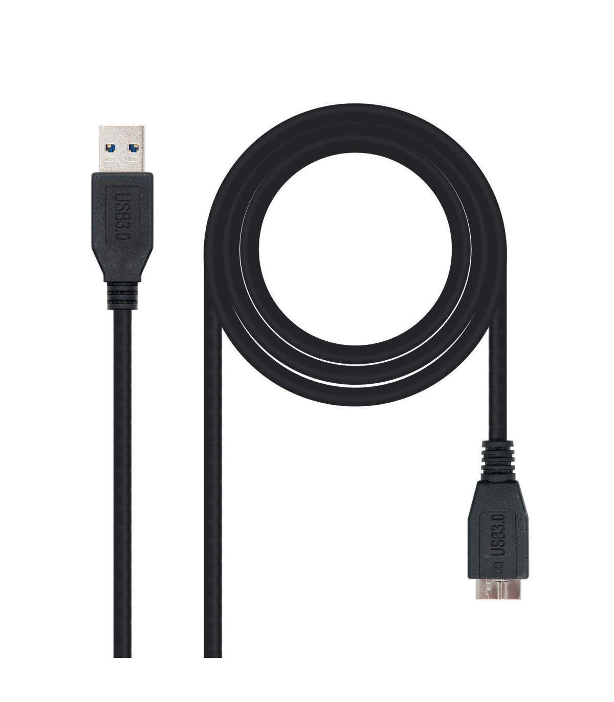 Nanocable Cable USB 3.0 Tipo A macho-MicroUsb B 2m