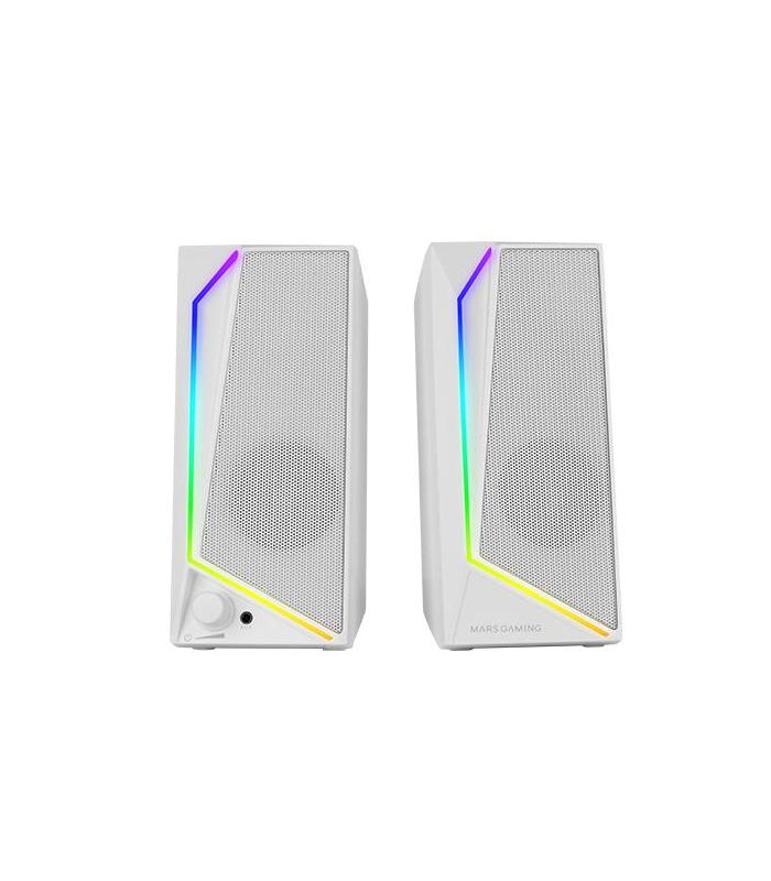 Altavoces Mars Gaming MS72  15W  2.0  Blancos