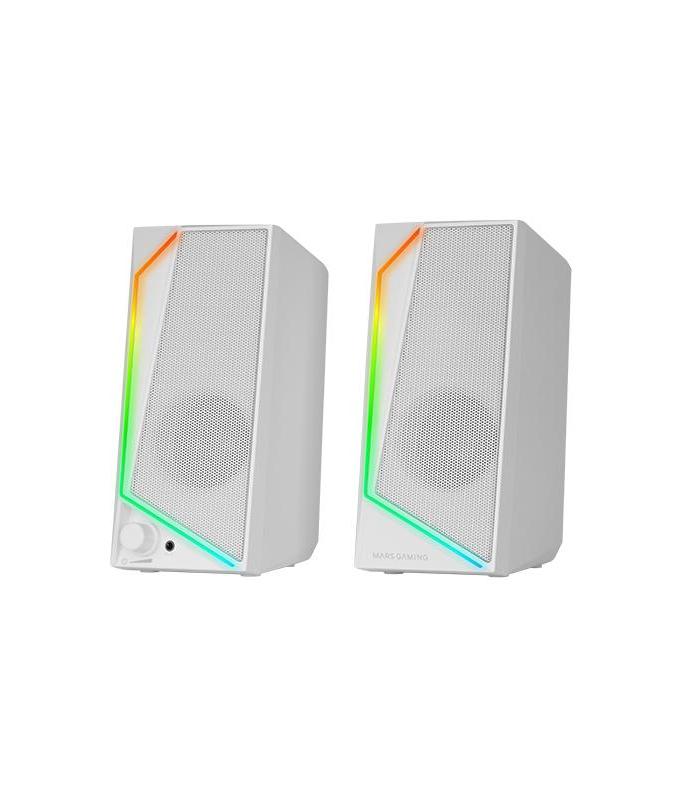 Altavoces Mars Gaming MS72  15W  2.0  Blancos
