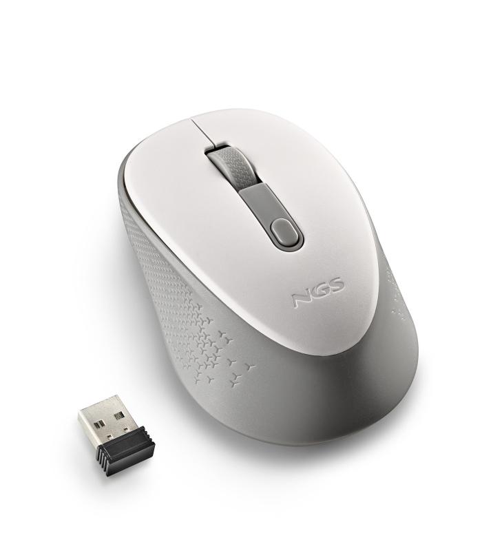 NGS RATON INALAMBRICO 800 1600DPI Blanco