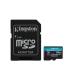 Kingston Technology Tarjeta MicroSDXC Canvas Go Plus Gen4 De 64 GB, 200 MB s, A2 U3 V30 Y Adaptador