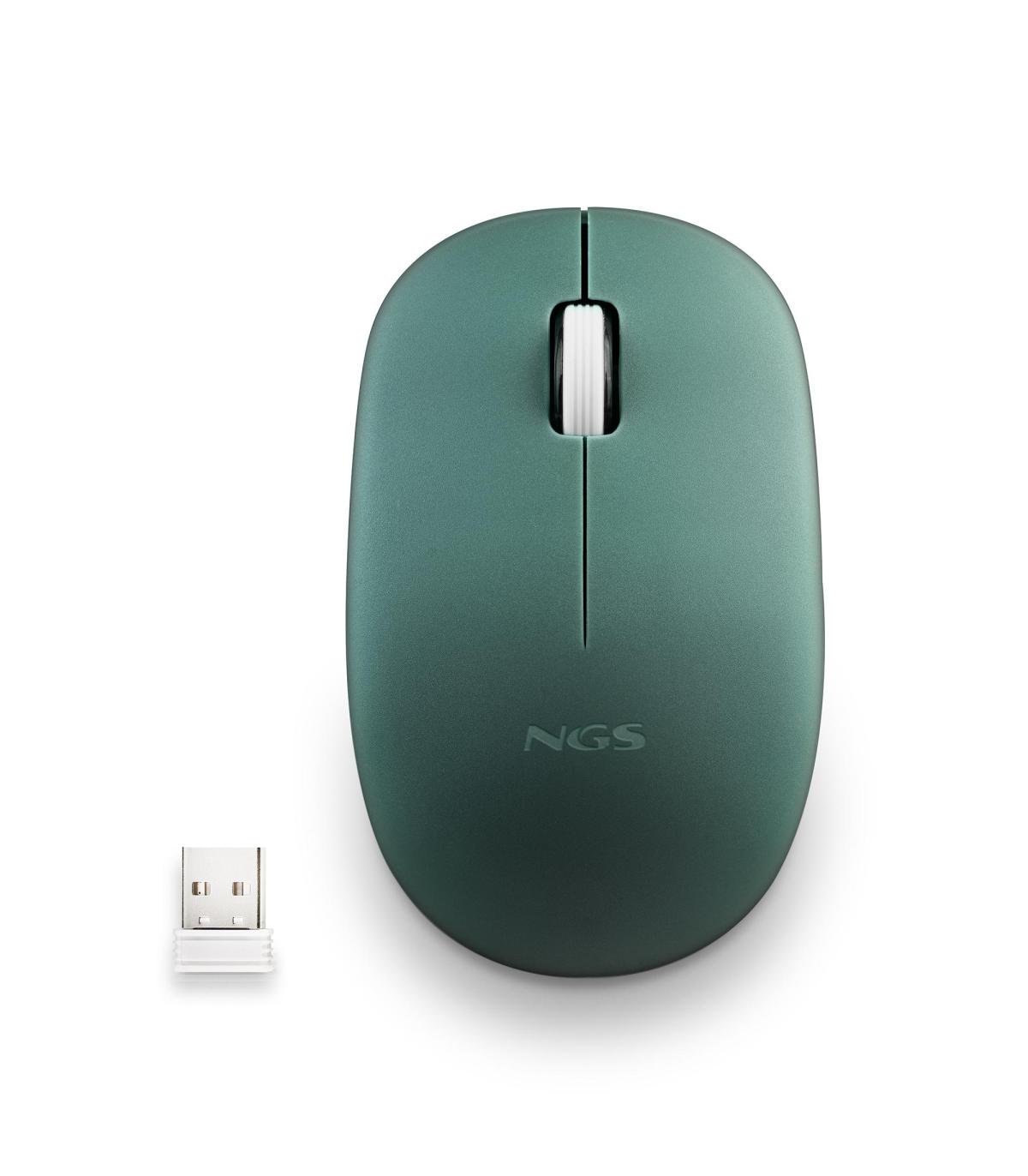 NGS Raton Fogpro Inalambrico Verde
