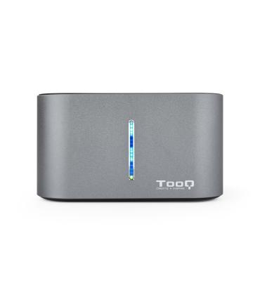 Tooq TQDS-805G Dock Station Doble Baha HDD Gris