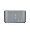 Tooq TQDS-805G Dock Station Doble Baha HDD Gris