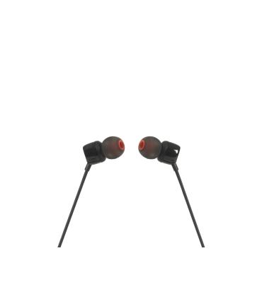 Auriculares Intrauditivos JBL Tune 110  Con Micrfono  Jack 3.5  Negros