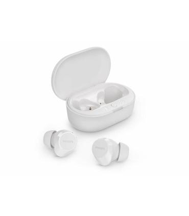Auriculares Bluetooth Philips TAT1209 Con Estuche De Carga  Autonoma 6h  Blancos