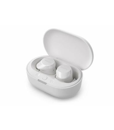 Auriculares Bluetooth Philips TAT1209 Con Estuche De Carga  Autonoma 6h  Blancos