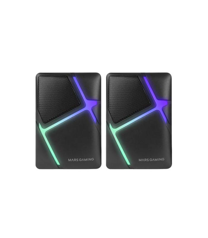 Mars Gaming Altavoces MS-H RGB Negro