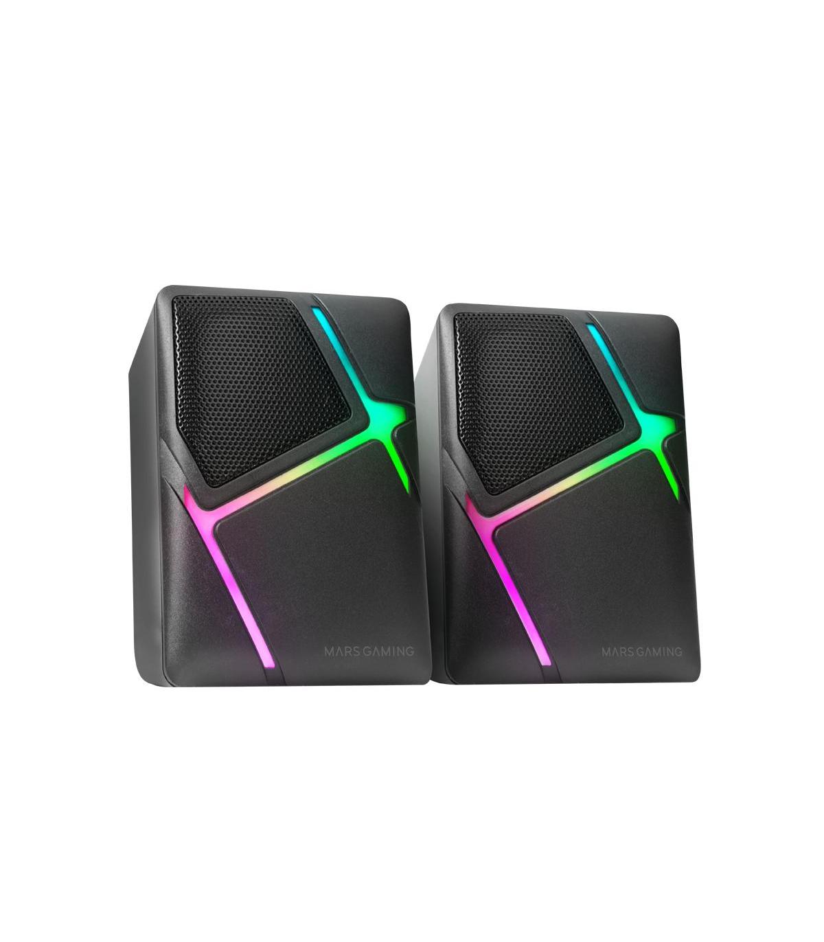 Mars Gaming Altavoces MS-H RGB Negro