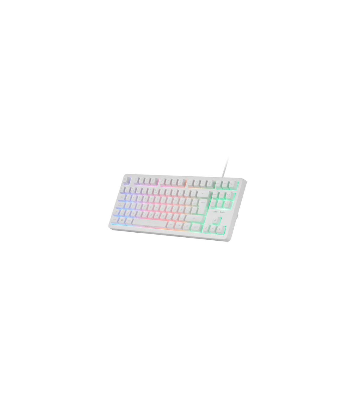 Mars Gaming Teclado MK023 TKL FRGB Blanco