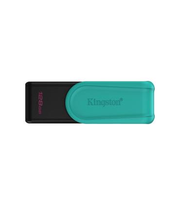 Kingston Technology DataTraveler 128GB Portable USB 3.2 Gen 1 Exodia S (Black Turquoise)
