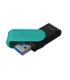 Kingston Technology DataTraveler 128GB Portable USB 3.2 Gen 1 Exodia S (Black Turquoise)
