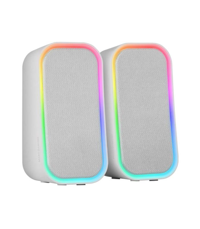 Altavoces Con Bluetooth Mars Gaming MS-OM  20W  2.0  Blanco