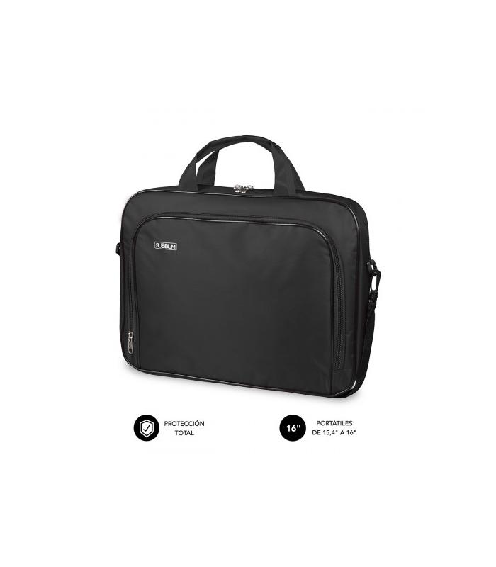 SUBBLIM Maletn Ordenador Oxford Laptop Bag 15,4-16\" Black