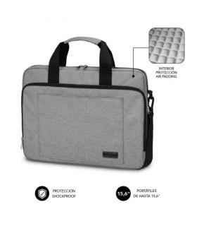 SUBBLIM Maletn Ordenador Air Padding Laptop bag 15,6\" Grey