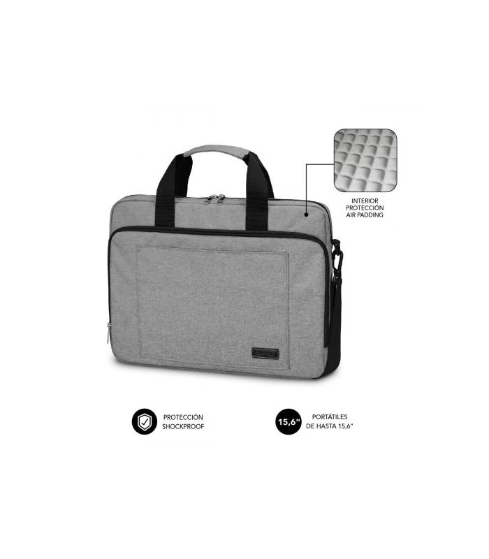 SUBBLIM Maletn Ordenador Air Padding Laptop bag 15,6\" Grey