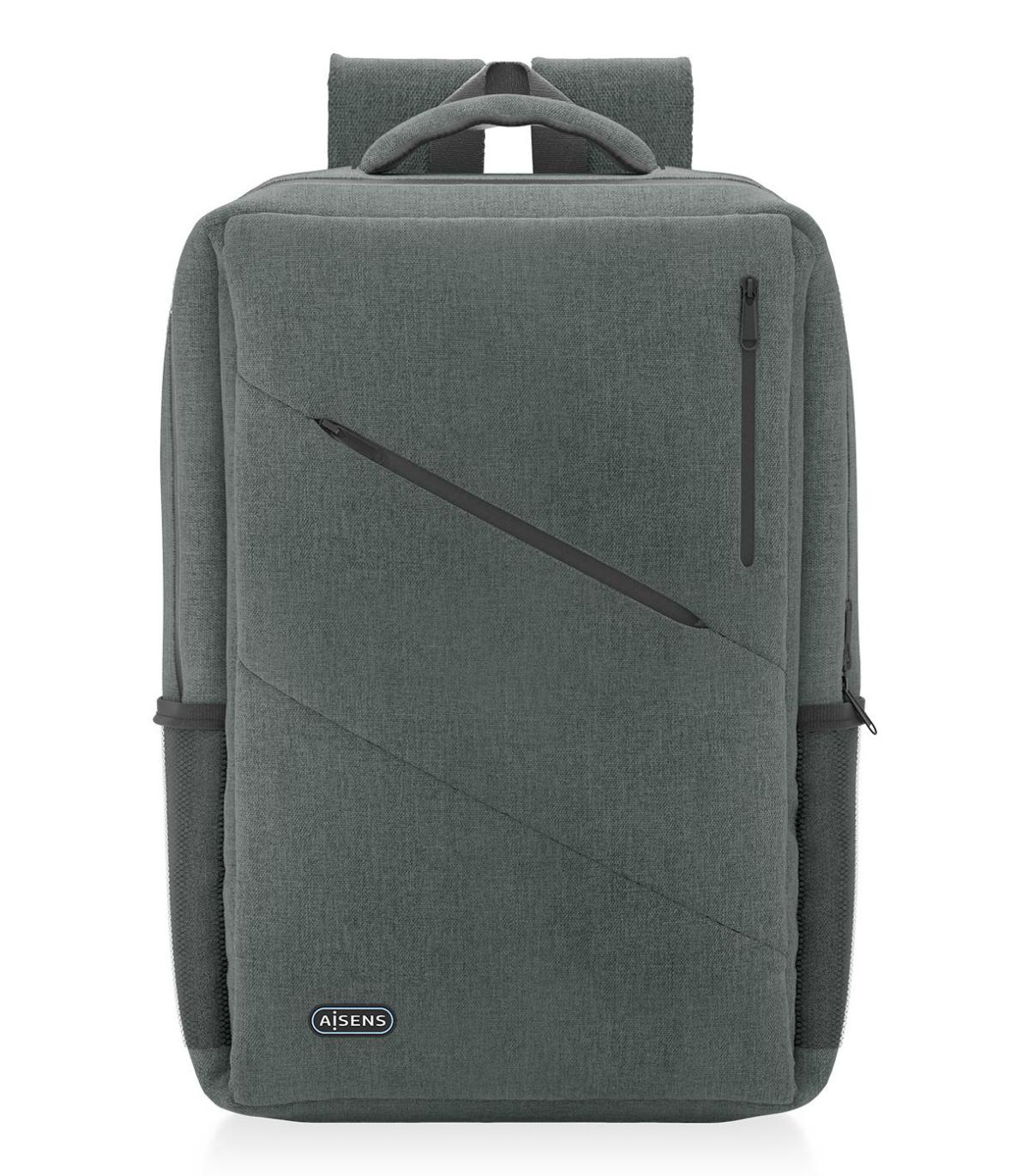 MOCHILA AISENS URBANA Y DE OFICINA PARA PORTATIL 15,6" GRIS