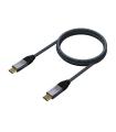 CABLE USB 3.2 GEN2x2 20GBPS 100W E-MARK USB-CM-USB-CM GRIS 0.6M AISENS A107-0670