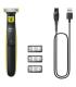 Cortabarbas Philips Oneblade QP2724 10  Con Batera  3 Accesorios