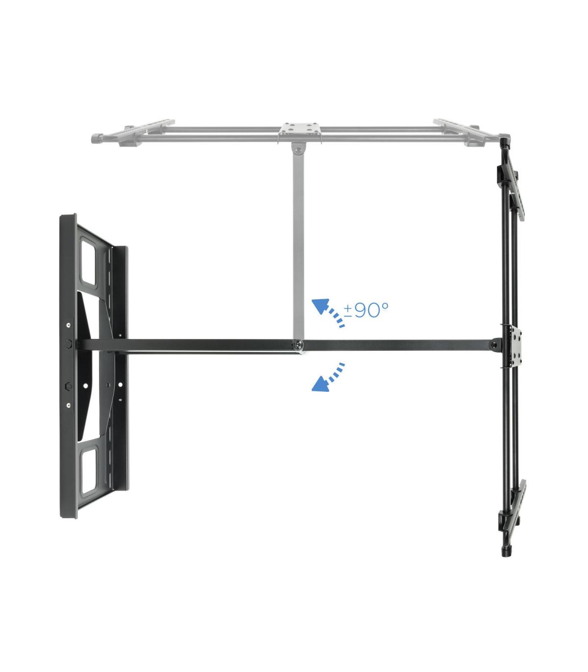 Soporte De Pared Orientable   Inclinable TooQ LP4380XL-B Para TV De 43-80'  Hasta 50kg