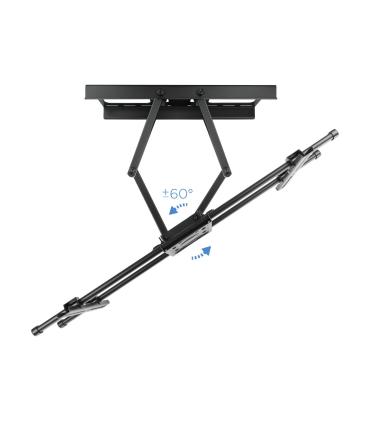 Soporte De Pared Giratorio  Inclinable  Nivelable TooQ LP3790TN-B Para TV De 43-90'  Hasta 75kg