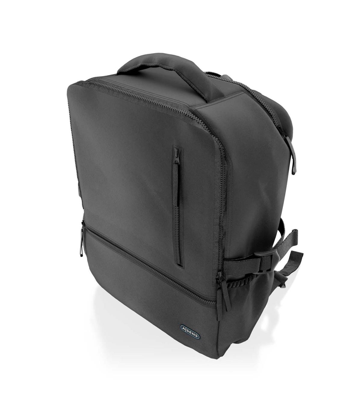 Mochila Aisens ASBG-BP086-BK Para Porttiles Hasta 15.6'  Impermeable  Negro