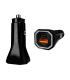 Cargador De Coche Aisens ASCH-CAR2PQC-BK  1xUSB-Tipo C  1xUSB  38W