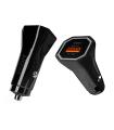 Cargador De Coche Aisens ASCH-CAR2PQC-BK  1xUSB-Tipo C  1xUSB  38W