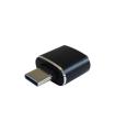 Adaptador USB 3.0 Tipo-C Aisens A108-0369/ USB Tipo-C Macho - USB Hembra