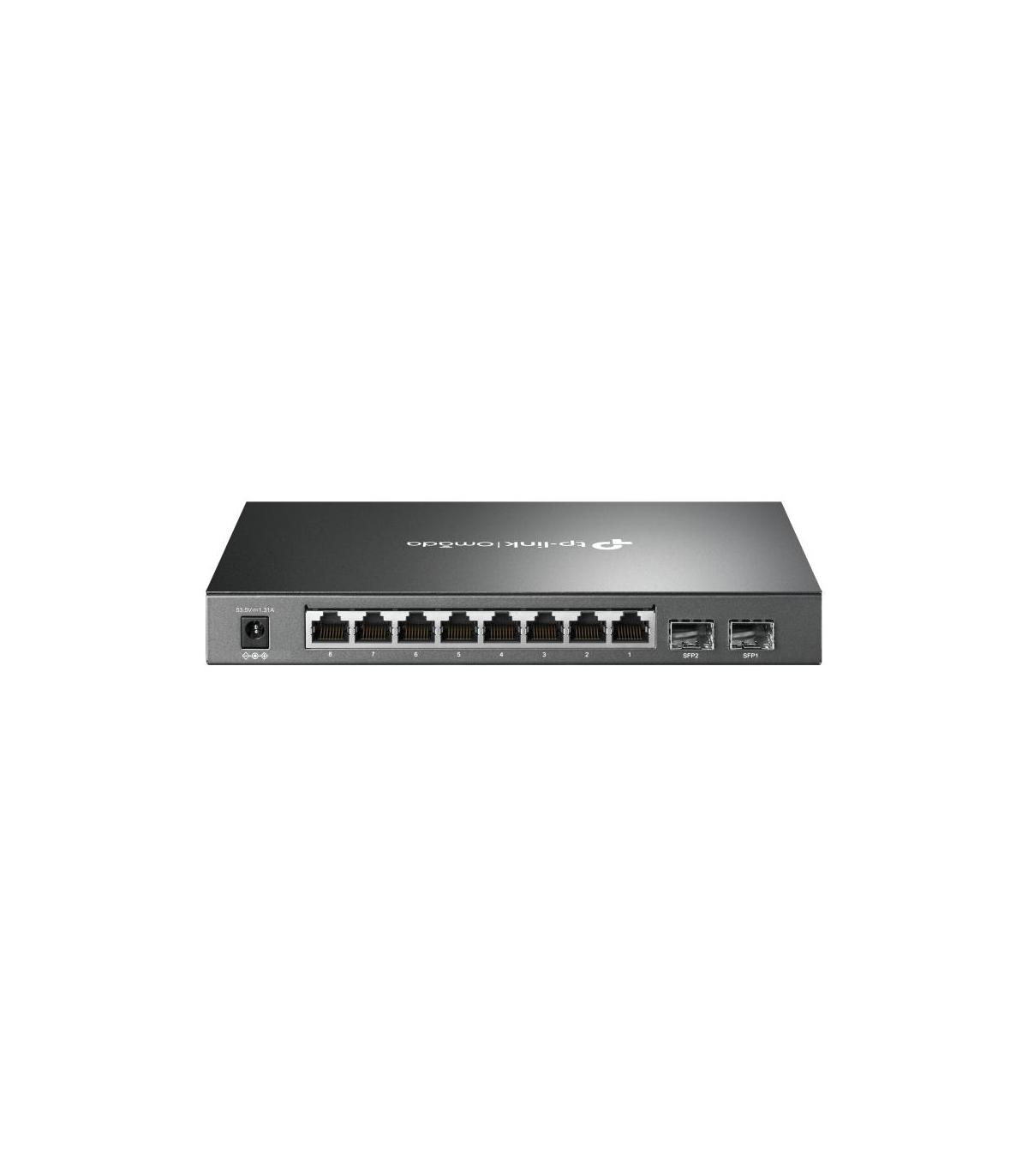 TP-LINK TL-SG2210P Switch Gestionado L2 L4 Gigabit Ethernet (10 100 1000) Energa Sobre Ethernet (PoE) Negro