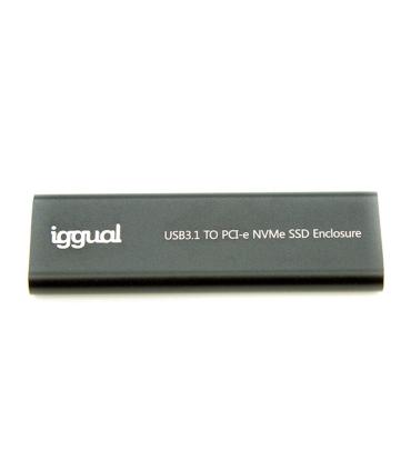 Iggual Caja Externa USB-C 3.1 SSD M.2 NVMe Y SATA