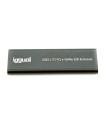 Iggual Caja Externa USB-C 3.1 SSD M.2 NVMe Y SATA